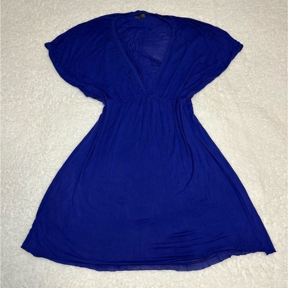 Victoria's Secret Other - Victoria’s Secret Women Blue Swim Cover Mini Dress